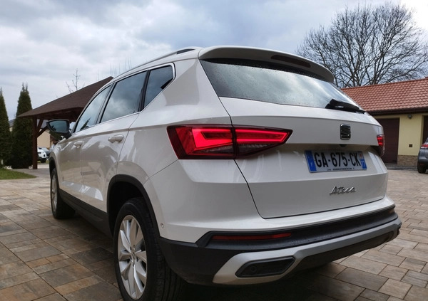 Seat Ateca cena 82900 przebieg: 39000, rok produkcji 2021 z Staszów małe 301